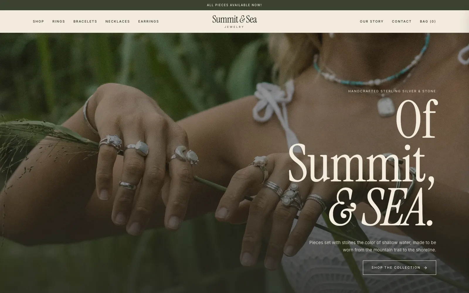The Summit & Sea website